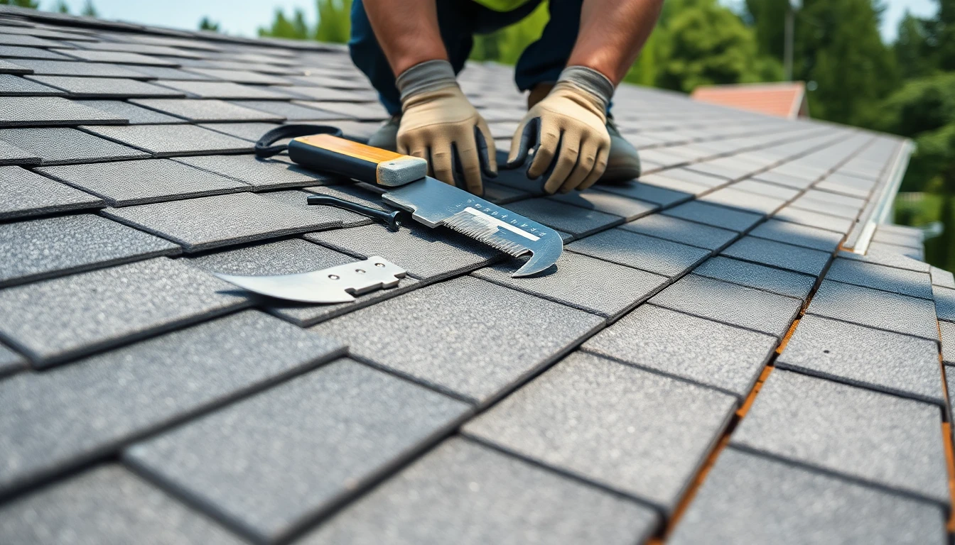 Asphalt shingle repair